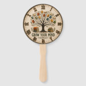 Éventail Grow Your Mind Book Reading Teacher Gift (Dos)