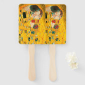 Éventail Gustav Klimt Le Baiser (Devant et derrière)