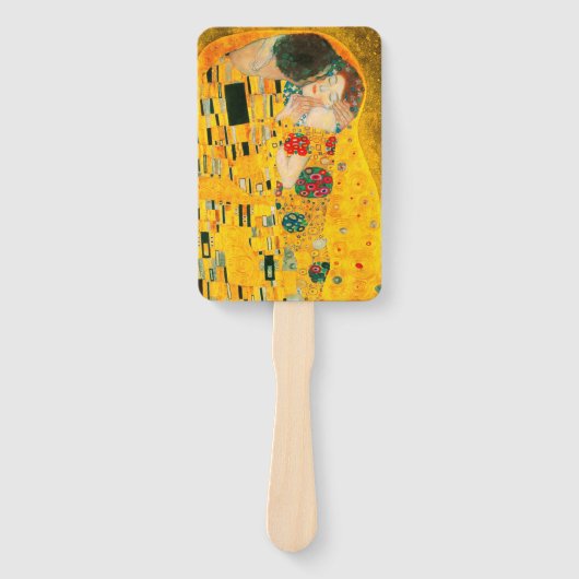 Éventail Gustav Klimt Le Baiser (Devant)