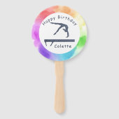 Éventail Gymnastique Balayage de l'équilibre d'anniversaire (Devant)