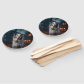 Éventail Halloween, berger australien (Non-assemblé)