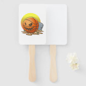 Éventail Halloween de basket-ball (Devant et derrière)