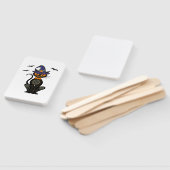 Éventail Halloween de chat noir (Non-assemblé)