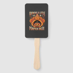 Éventail Halloween Faire Grandir une Petite Citrouille à l'