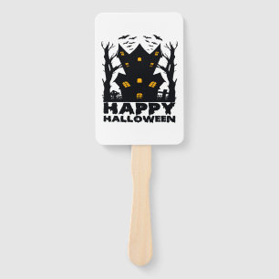 Éventail Halloween ( Maison joyeux Halloween)