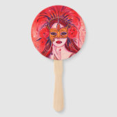 Éventail Halloween masquerade fête ventilateur (Dos)
