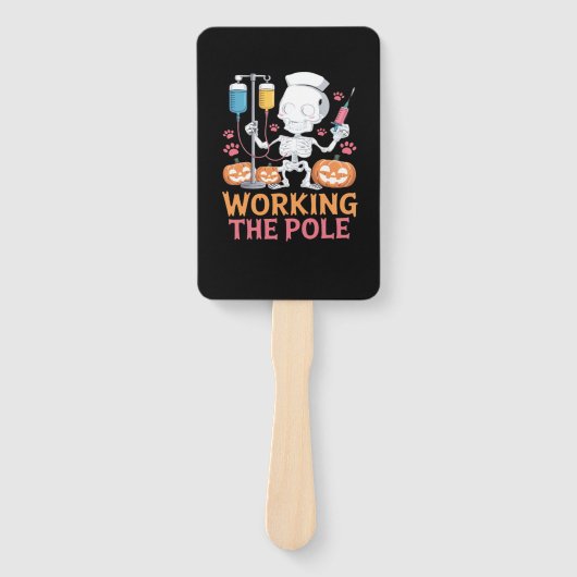 Éventail Halloween Nurse Skeleton Funny Joke Essential T-Sh (Devant)