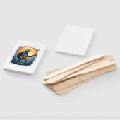 Éventail Halloween Turtle Skeleton Rocker Tee pour Music Lo (Non-assemblé)