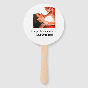 Éventail Happy 1st Mother's Day meilleure maman jamais ajou