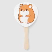 Éventail Happy Hamster Hand Fans (Dos)