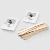 Éventail Happy Valentine's day couple photo modern simple t (Non-assemblé)