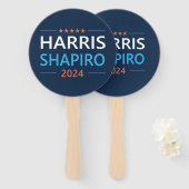 Éventail Harris Shapiro 2024 (Devant et derrière)