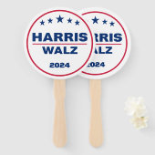 Éventail Harris Walz 2024 Kamala Harris Tim Walz Election (Devant et derrière)