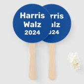 Éventail Harris / Walz Campagne présidentielle 2024 (Devant et derrière)