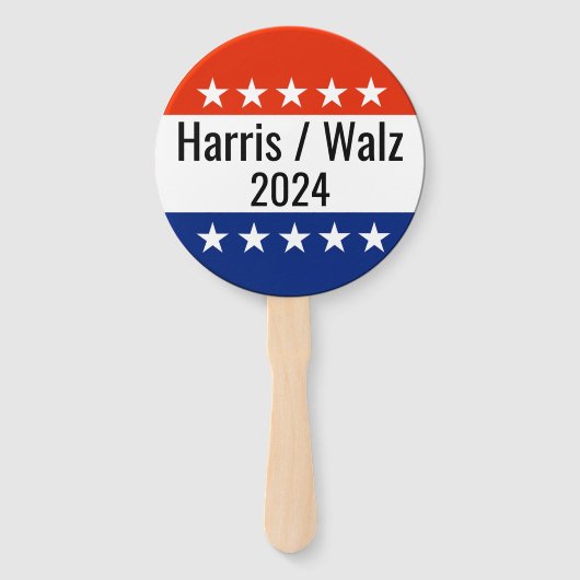 Éventail Harris Walz Élection 2024 (Dos)