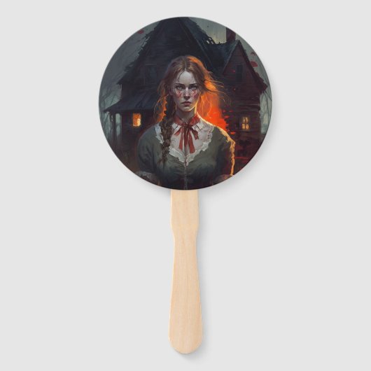 Éventail Haunting house (Devant)