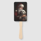 Éventail Havanais avec Noël Festif du Père Noël (Devant)