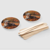 Éventail Havanais en automne Feuilles automne Inspiration (Non-assemblé)