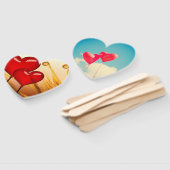 Éventail Hearts Love Date Personnaliser Destiny Destiny Des (Non-assemblé)