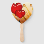 Éventail Hearts Love Date Personnaliser Destiny Destiny Des (Devant)