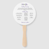 Éventail Herbes lavande et plantes vertes Ventilateurs du p (Dos)