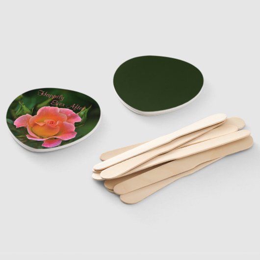 Éventail Heureux toujours après Rose (Non-assemblé)