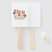 Éventail Hey Boo Boho Halloween Hey Boo Ghost (Devant et derrière)