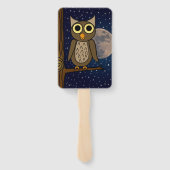 Éventail Hibou de nuit (Dos)