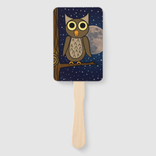 Éventail Hibou de nuit