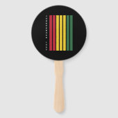 Éventail Histoire noire afro-américaine 1865 (Dos)