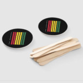 Éventail Histoire noire afro-américaine 1865 (Non-assemblé)