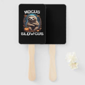 Éventail Hocus Slowcus Amateurs de fentes Halloween tee tee (Devant et derrière)