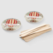 Éventail Hot Air Balloons Vintage Adventure Baby shower (Non-assemblé)