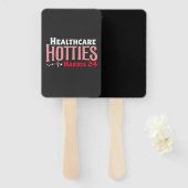 Éventail Hôtels de santé pour Harris 24 Election Kamala (Devant et derrière)