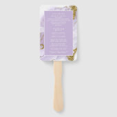 Éventail ID Abstrait Lavande d'encre Lux990 (Dos)