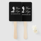 Éventail Idée de mariage personnalisée Conception photo per (Devant et derrière)