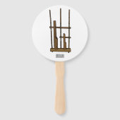 Éventail Illustration Angkpoumon (Dos)