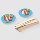 Éventail Illustration de dessin animé Popcorn (Non-assemblé)