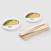 Éventail Illustration de dessin sur Taco (Non-assemblé)