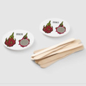 Éventail Illustration de dragon fruit (Non-assemblé)