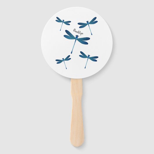Éventail Illustration de dragonfly (Devant)