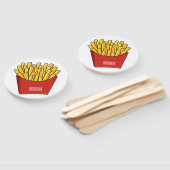 Éventail Illustration de frites (Non-assemblé)
