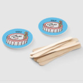 Éventail Illustration de gâteau d'anniversaire (Non-assemblé)