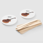 Éventail Illustration de guitare acoustique (Non-assemblé)