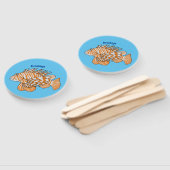 Éventail Illustration de Happy lionfish (Non-assemblé)