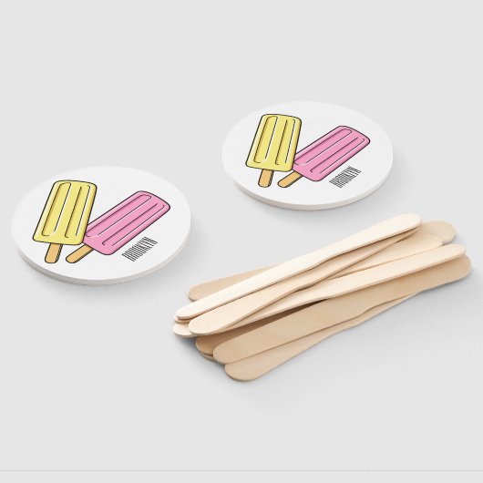 Éventail Illustration de Ice pop (Non-assemblé)