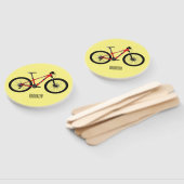 Éventail Illustration de la bande dessinée de vélo (Non-assemblé)