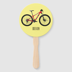 Éventail Illustration de la bande dessinée de vélo