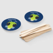 Éventail Illustration de la luciole vert mou (Non-assemblé)