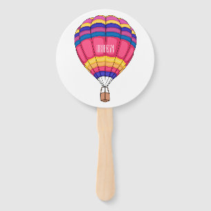 Éventail Illustration de la montgolfière